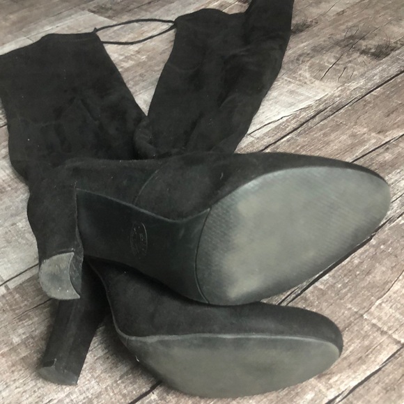 Steve Madden OTK Black boot size 7.5 - Picture 2 of 4